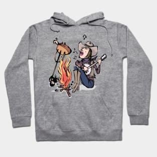 Girl with Guitar Hoodie